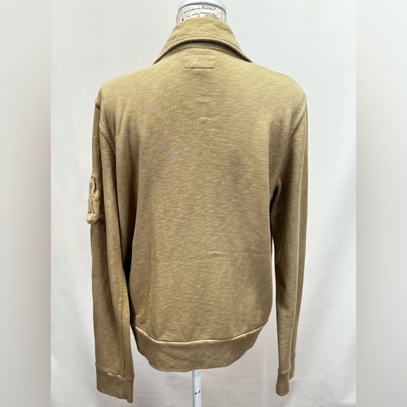 DENIM & SUPPLY Ralph Lauren Khaki cotton full zip jacket size XL - Picture 4 of 12